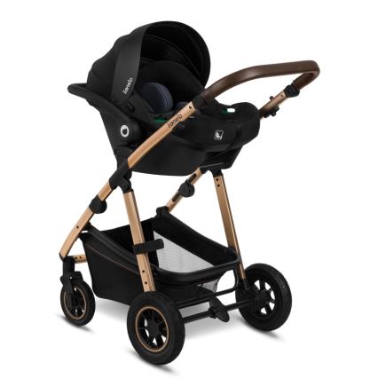Lionelo - kombinēts ratiņš 3 vienā AMBER Black Onyx