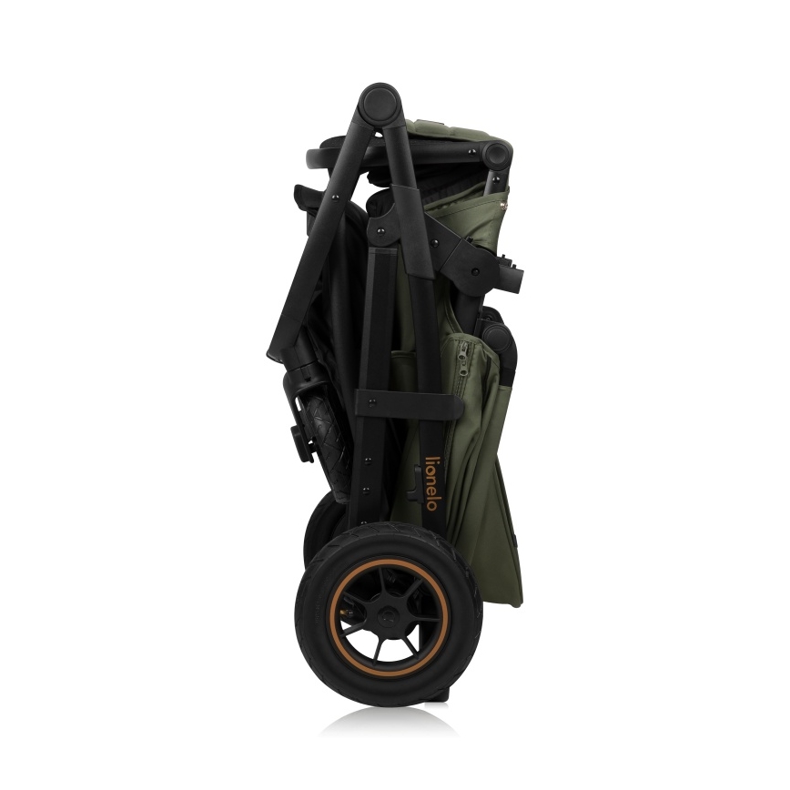 Lionelo - Kombinēts ratiņš 3 vienā AMBER PLUS Zaļais mežs