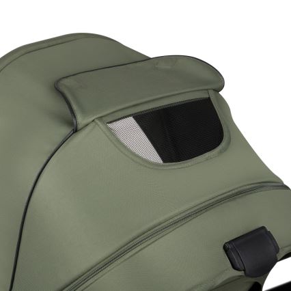 Lionelo - Kombinēts ratiņš 3 vienā AMBER PLUS Zaļais mežs