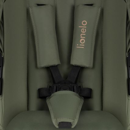 Lionelo - Kombinēts ratiņš 3 vienā AMBER PLUS Zaļais mežs