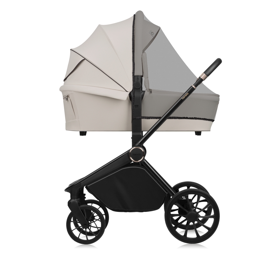Lionelo - Kombinēts ratiņš 3 vienā MIKA PLUS Beige Sand