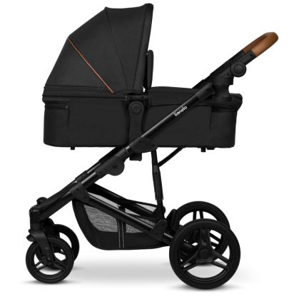 Lionelo - Kombinēts ratiņš 3‑vienā MARI TOUR Black Onyx