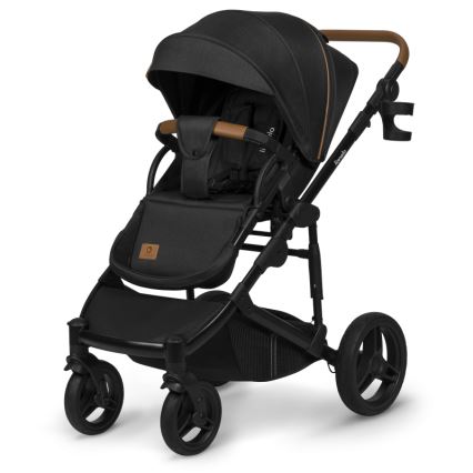 Lionelo - Kombinēts ratiņš 3‑vienā MARI TOUR Black Onyx