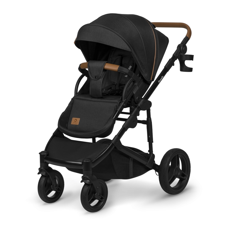 Lionelo - Kombinēts ratiņš 3‑vienā MARI TOUR Black Onyx