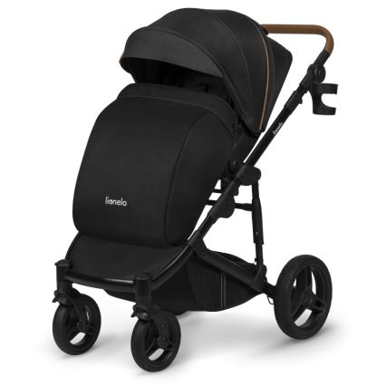Lionelo - Kombinēts ratiņš 3‑vienā MARI TOUR Black Onyx