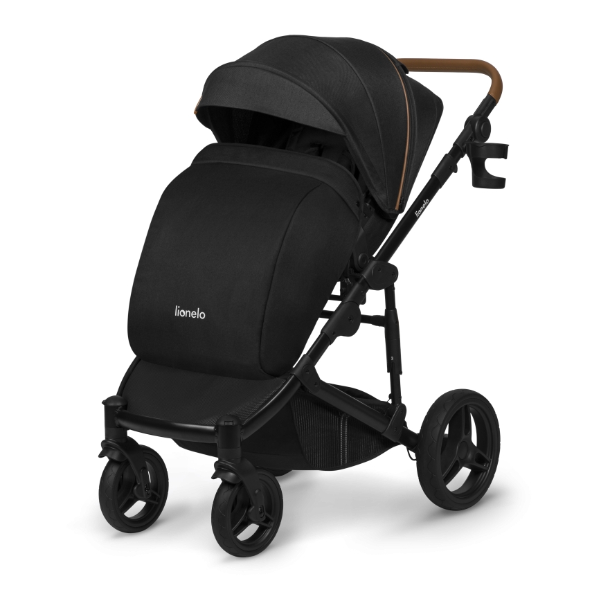 Lionelo - Kombinēts ratiņš 3‑vienā MARI TOUR Black Onyx