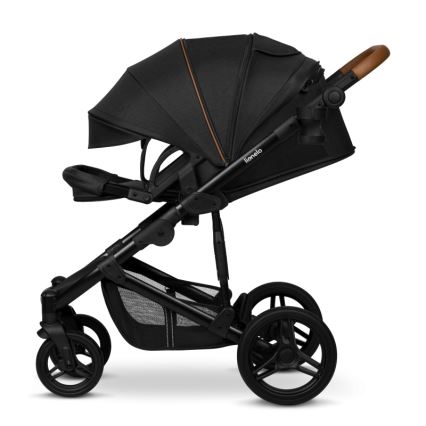 Lionelo - Kombinēts ratiņš 3‑vienā MARI TOUR Black Onyx