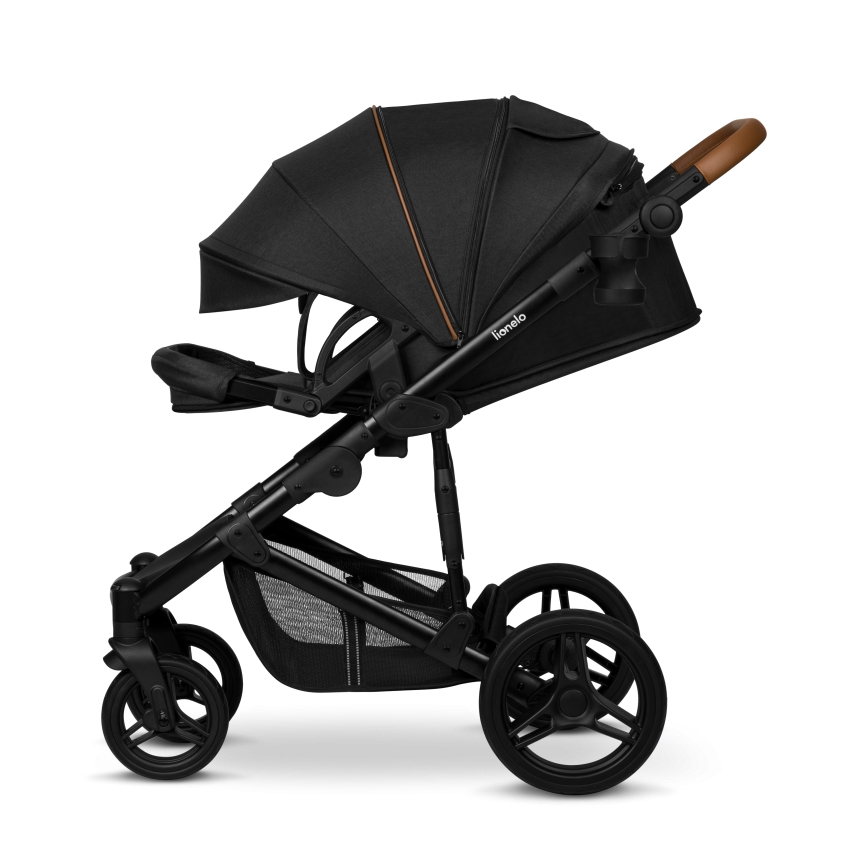 Lionelo - Kombinēts ratiņš 3‑vienā MARI TOUR Black Onyx