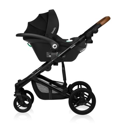 Lionelo - Kombinēts ratiņš 3‑vienā MARI TOUR Black Onyx