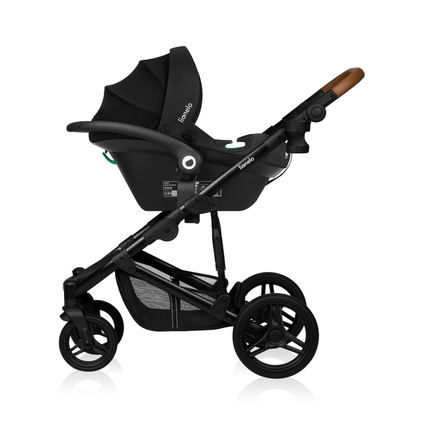 Lionelo - Kombinēts ratiņš 3‑vienā MARI TOUR Black Onyx