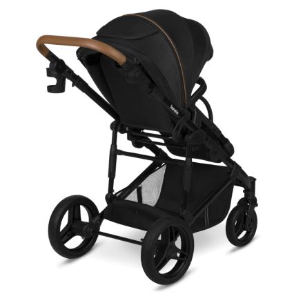 Lionelo - Kombinēts ratiņš 3‑vienā MARI TOUR Black Onyx
