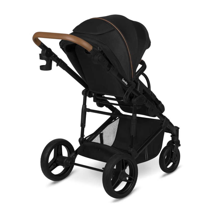 Lionelo - Kombinēts ratiņš 3‑vienā MARI TOUR Black Onyx