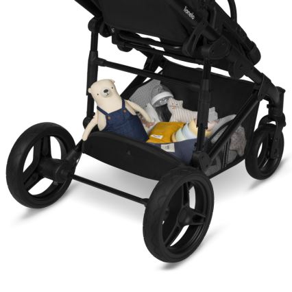 Lionelo - Kombinēts ratiņš 3‑vienā MARI TOUR Black Onyx