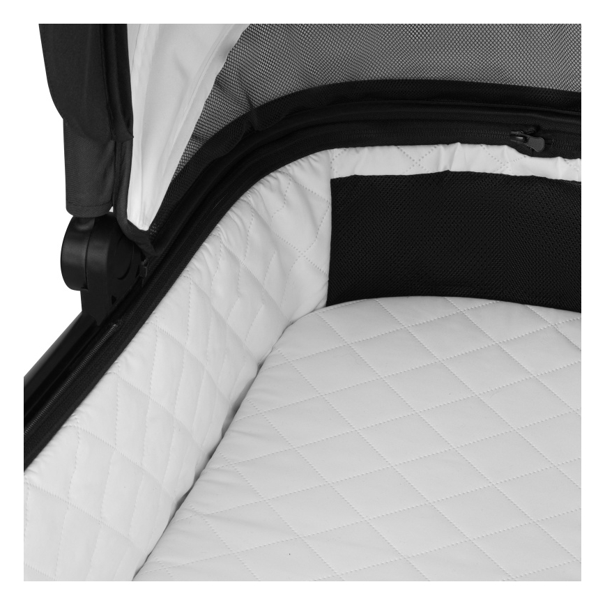 Lionelo - Kombinēts ratiņu komplekts 3 vienā LAYLA Black Onyx