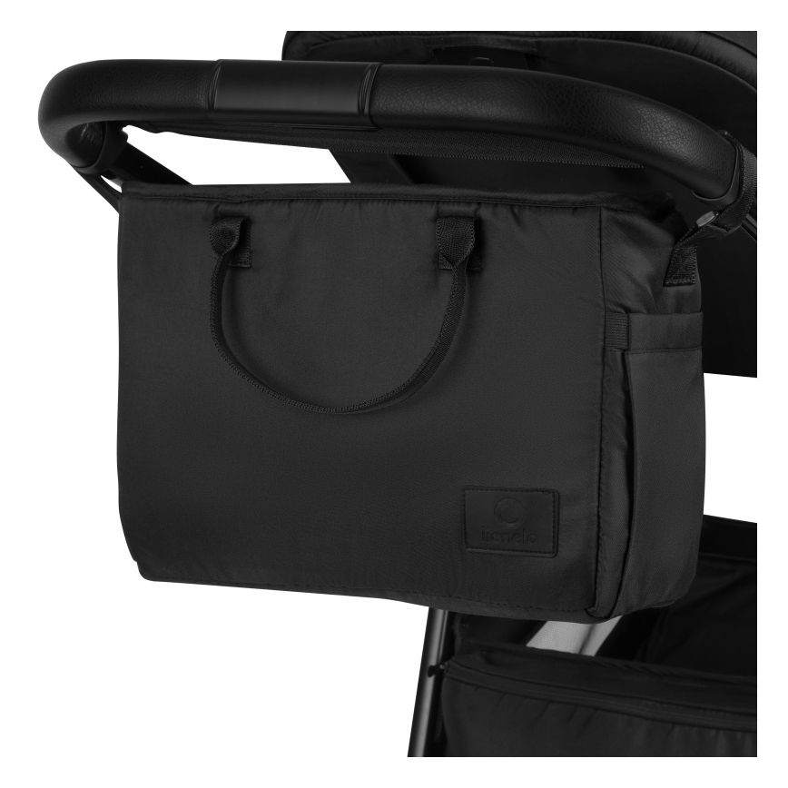 Lionelo - Kombinēts ratiņu komplekts 3 vienā LAYLA Black Onyx