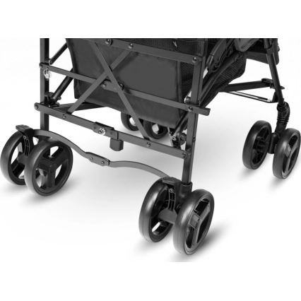 Lionelo - kompakti salokāmi ratiņi ELIA, pelēki