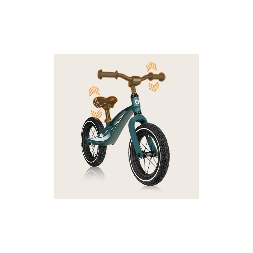 Lionelo - Līdzsvara velosipēds BART AIR zaļš