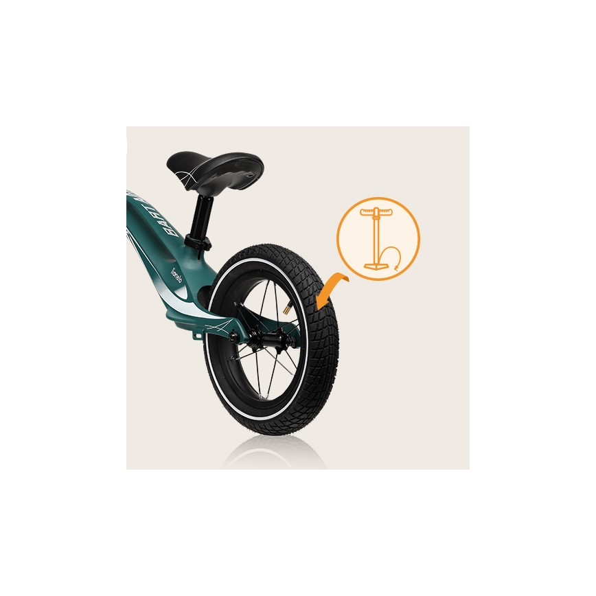 Lionelo - Līdzsvara velosipēds BART AIR zaļš