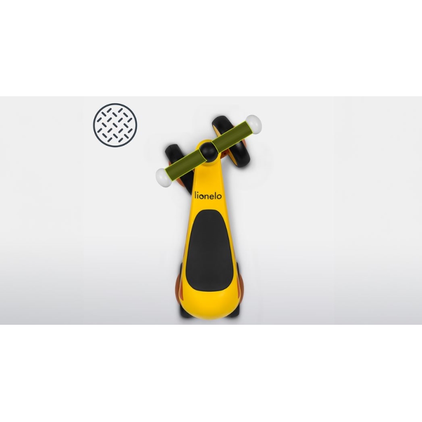 Lionelo - līdzsvara velosipēds SAMMY dzeltens