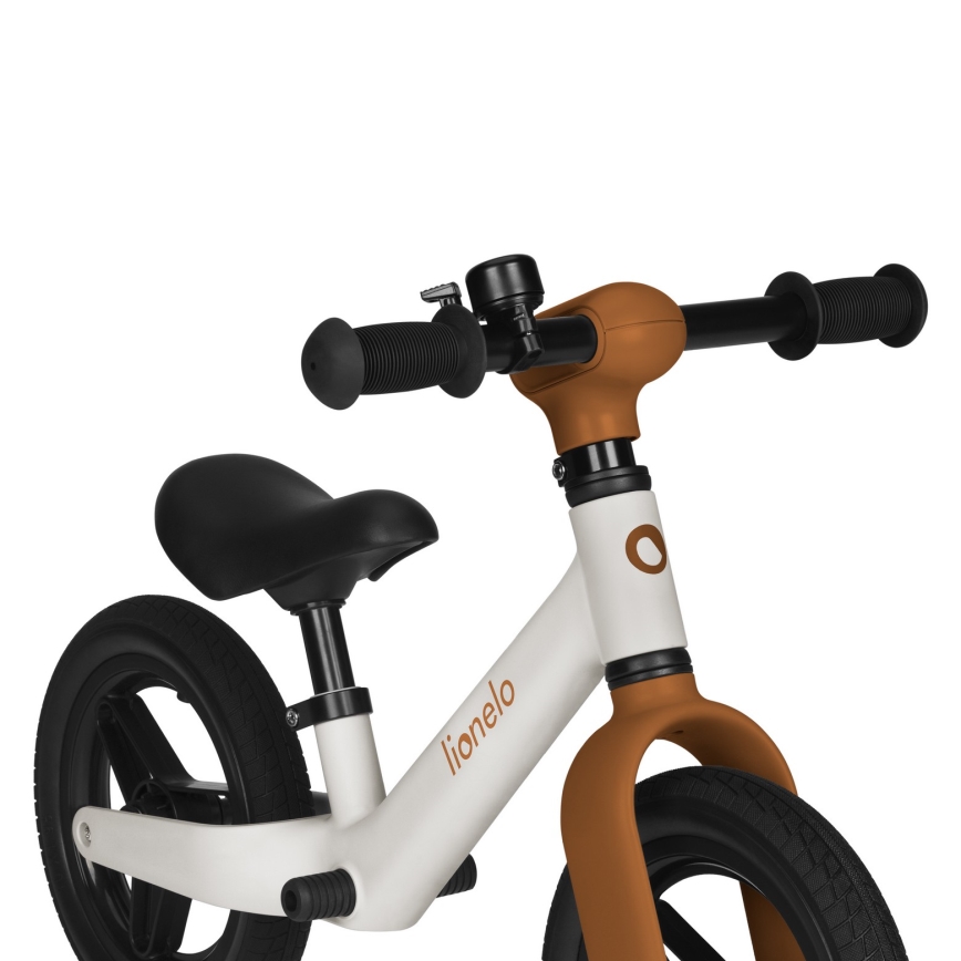 Lionelo - līdzsvara velosipēds TONI, smilškrāsas bēšs