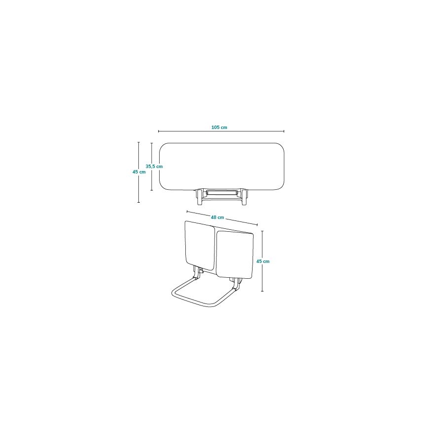Lionelo - LORA gultas aizsargs, tumši pelēks
