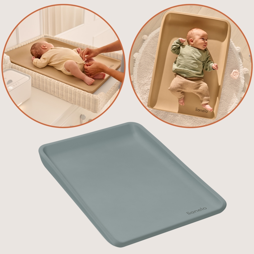 Lionelo - Maināmais paklājs MEGS 49x70 cm Pelēkais balodis