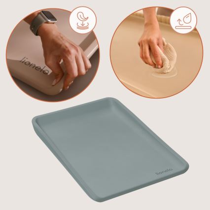 Lionelo - Maināmais paklājs MEGS 49x70 cm Pelēkais balodis