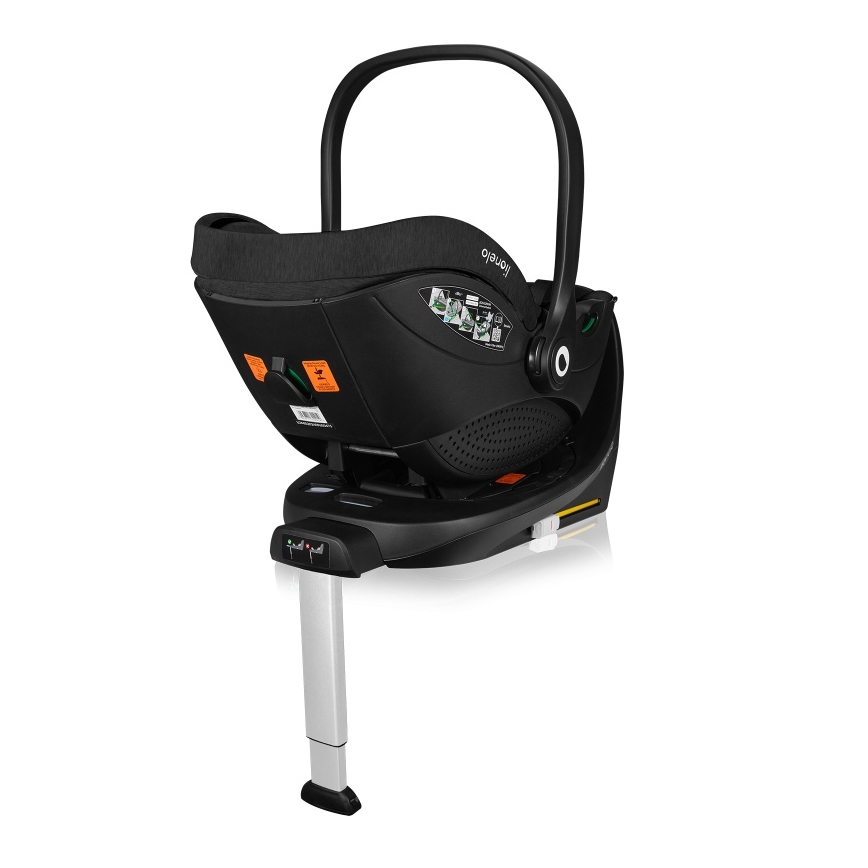 Lionelo - MOXIE SET i-Size bāze autosēdekļiem, melna