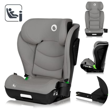 Lionelo - NEAL i-Size bērnu autosēdeklis 100-150 cm, betona pelēks