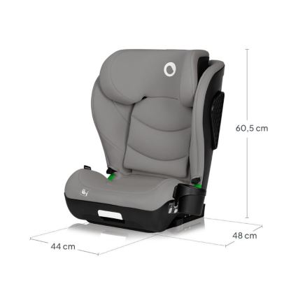 Lionelo - NEAL i-Size bērnu autosēdeklis 100-150 cm, betona pelēks