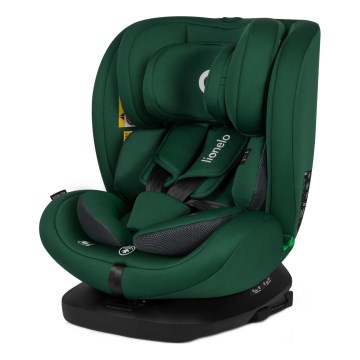 Lionelo - pagriežams autokrēsls ar bāzi BASTIAAN i-Size 40-150 cm Green Forest