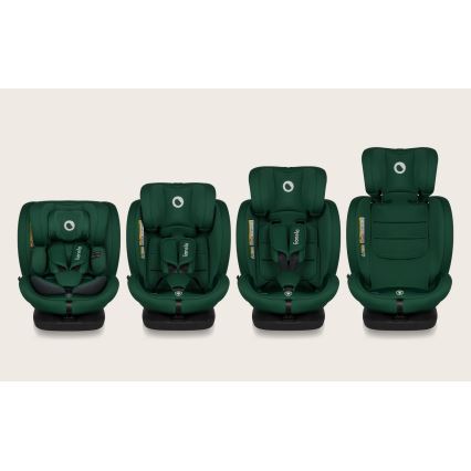 Lionelo - pagriežams autokrēsls ar bāzi BASTIAAN i-Size 40-150 cm Green Forest