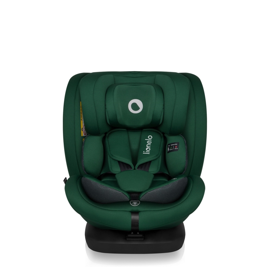 Lionelo - pagriežams autokrēsls ar bāzi BASTIAAN i-Size 40-150 cm Green Forest