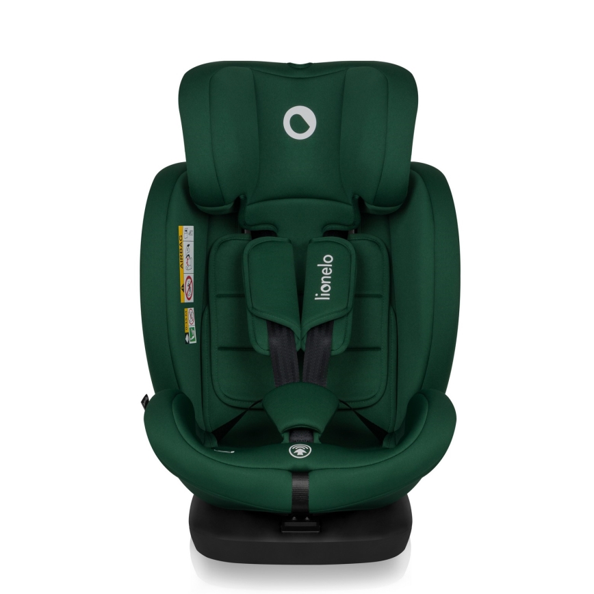 Lionelo - pagriežams autokrēsls ar bāzi BASTIAAN i-Size 40-150 cm Green Forest