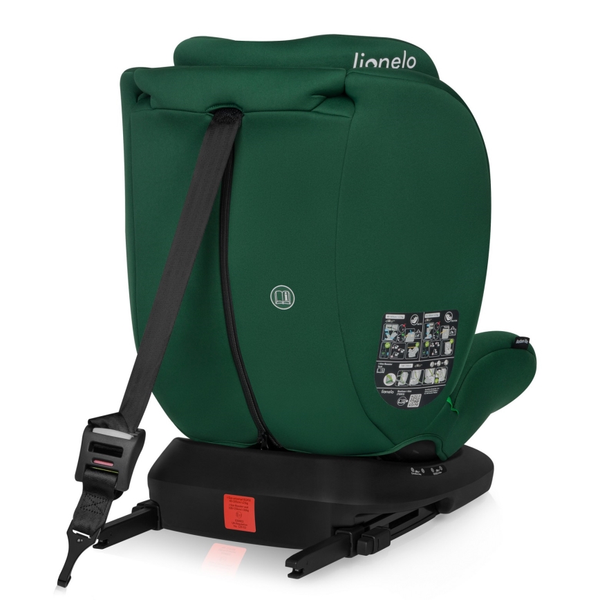Lionelo - pagriežams autokrēsls ar bāzi BASTIAAN i-Size 40-150 cm Green Forest