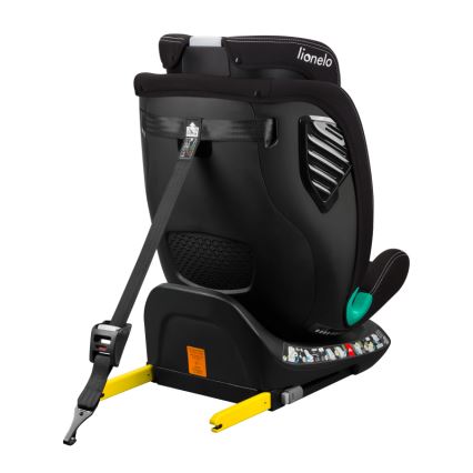 Lionelo - Bērnu autosēdeklis ar pagriežamu bāzi BASTIAAN ONE i-Size 40-150 cm Melns Karbons