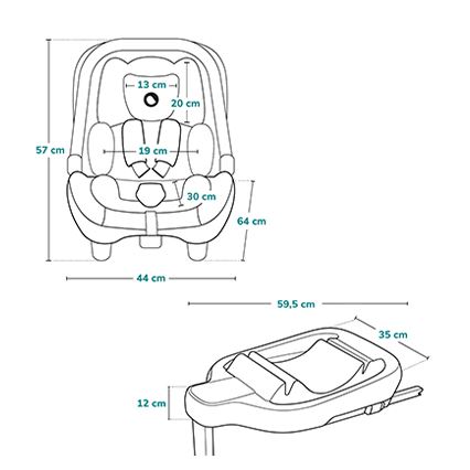 Lionelo - Pagriežams bērnu auto sēdeklis ar bāzi ASTRID SET i-Size 40-87 cm Beige Sand
