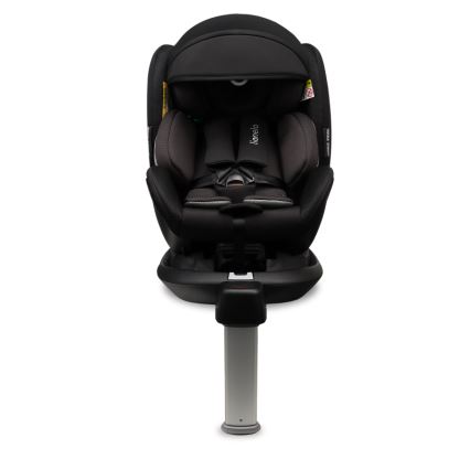 Lionelo - Pagriežams auto sēdeklis ar bāzi ANTOON PLUS i-Size 40-105 cm Melns Onikss