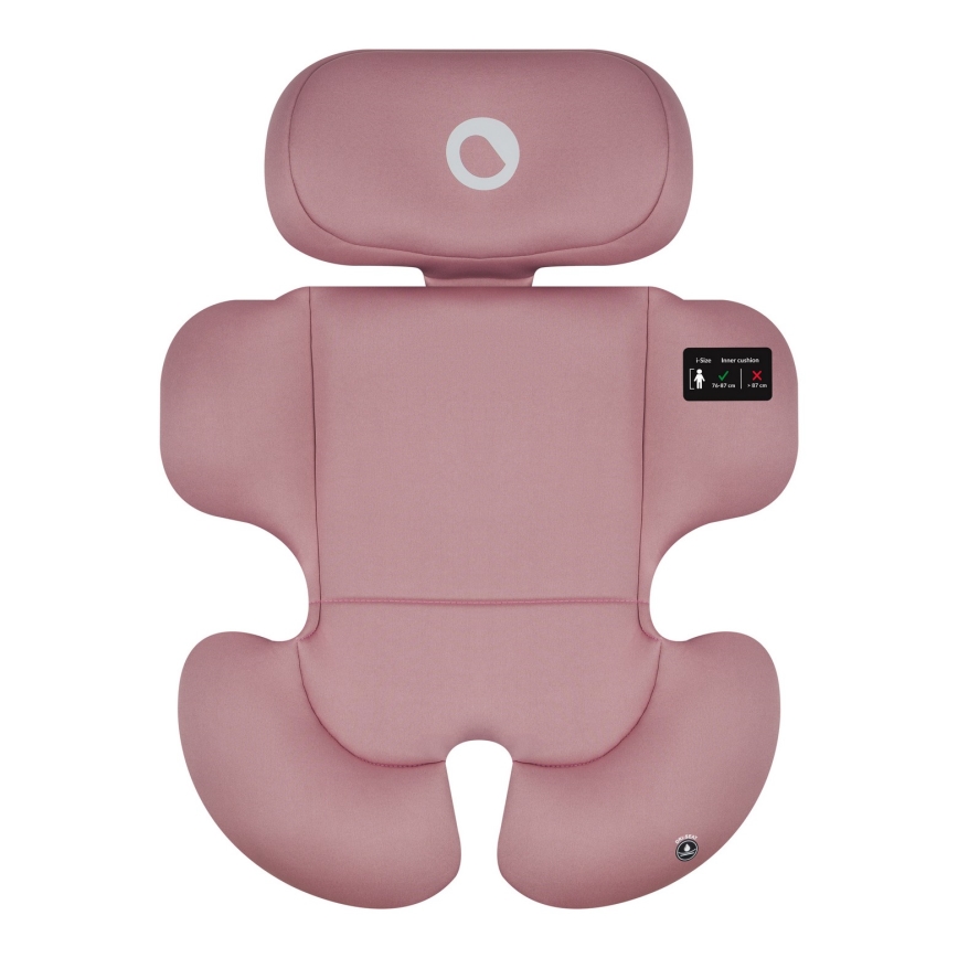 Lionelo - Pagriežams bērnu autosēdeklis ar bāzi BASTIAAN i-Size 40-150 cm Pink Rose