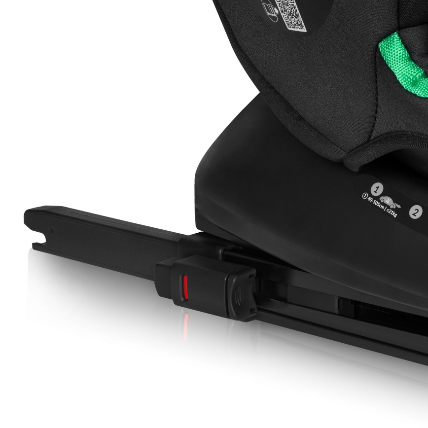 Lionelo - Pagriežams bērnu autosēdeklis ar bāzi BASTIAAN i-Size 40-150 cm rožu rozā