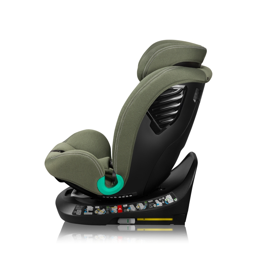 Lionelo - Autosēdeklis ar bāzi pagriežams BASTIAAN ONE i-Size 40-150 cm Olīvzaļš