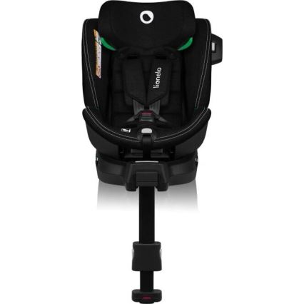 Lionelo - Pagriežams bērnu autosēdeklis ar bāzi HARMONY i-Size 40-150 cm melns