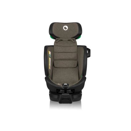 Lionelo - Pagriežams bērnu autosēdeklis ar pamatni HARMONY i-Size 40-150 cm melns/olīvkrāsains