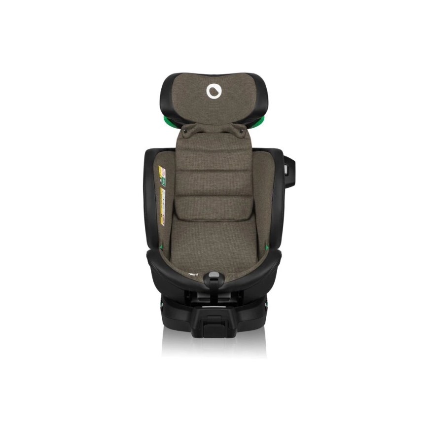 Lionelo - Pagriežams bērnu autosēdeklis ar pamatni HARMONY i-Size 40-150 cm melns/olīvkrāsains