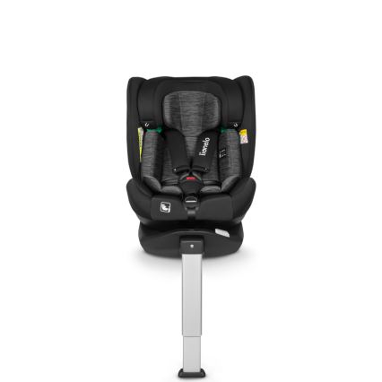 Lionelo - Pagrozāms bērnu autosēdeklis ar bāzi BRAAM i-Size 40-150 cm Black Carbon
