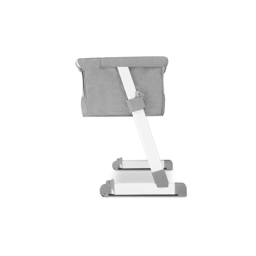 Lionelo - Pārnēsājamā gultiņa THEO Concrete