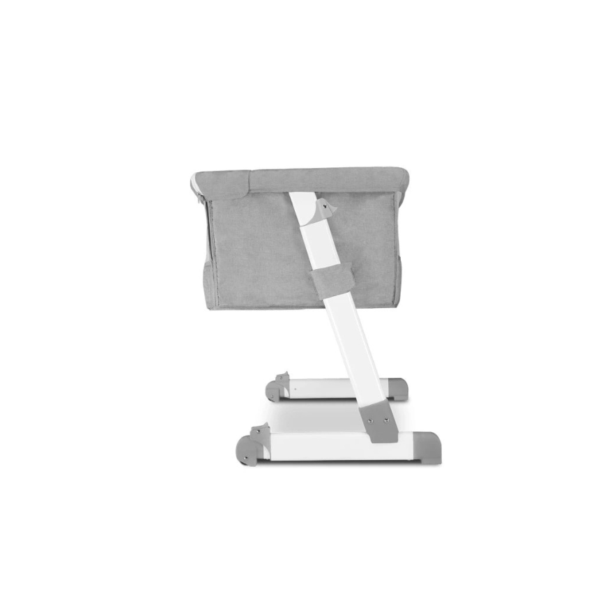 Lionelo - Pārnēsājamā gultiņa THEO Concrete