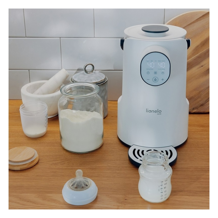 Lionelo - Pudeļu sildītājs BABYPRESTO 1000W/230V balts