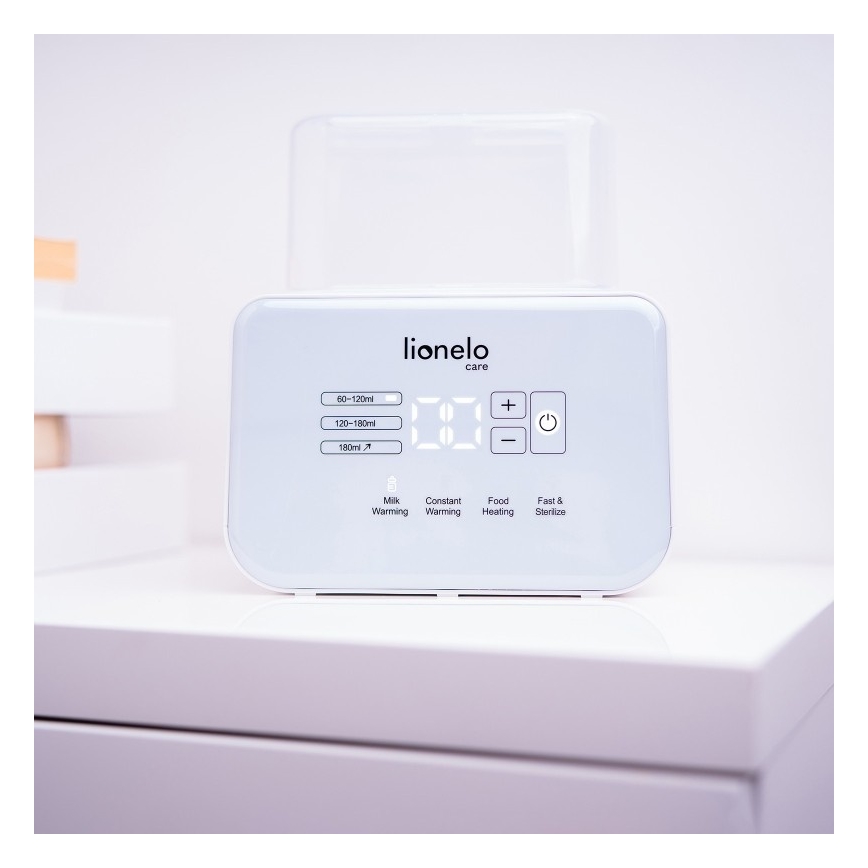 Lionelo - pudeļu sildītājs THERMUP DOUBLE 250W/230V balts
