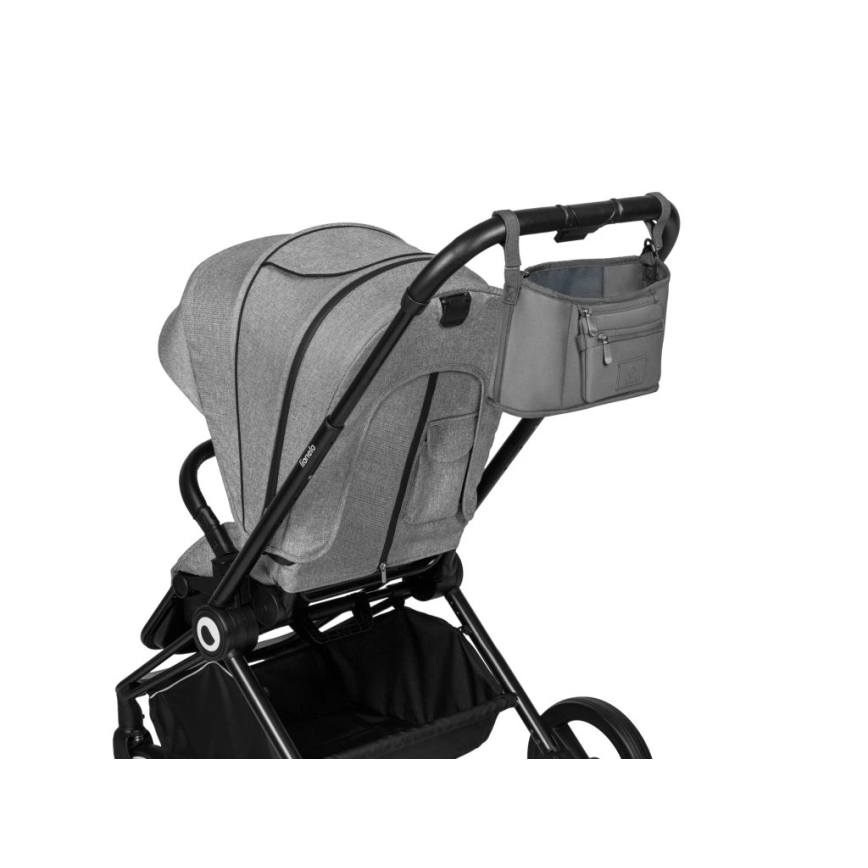Lionelo - Ratiņu organizators LITTLE CUBE Grey Stone